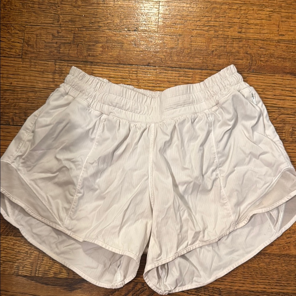 Women's White Athletic Shorts